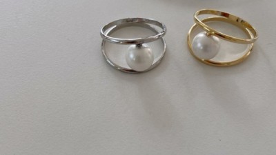 ✨내 손에 찰랑이는 우아함, 두줄진주반지 득템 후기!✨